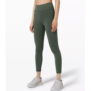 Lululemon Invigorate High-Rise Tight 25" - Smoked Spruce - Size 4